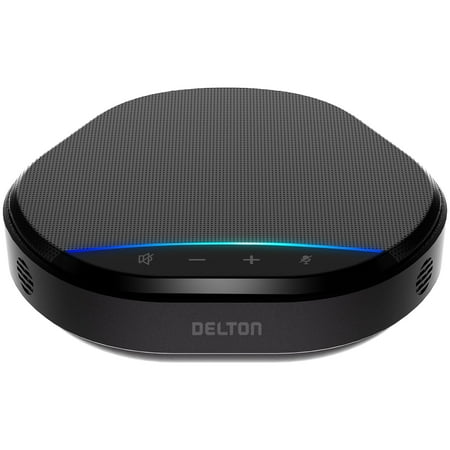 Delton C3900 USB Conference Speaker and Microphone, AI Noise Reduction, 360° Voice Pickup for Home and Office - Black