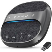 Delton C4700 Wireless Bluetooth Conference Speaker with Microphone, 9-Hour Call Time, 360  Voice Pickup, 10 to 16 Feet Voice Range, Noise Reduction, Compatible with Zoom, Slack, Skype