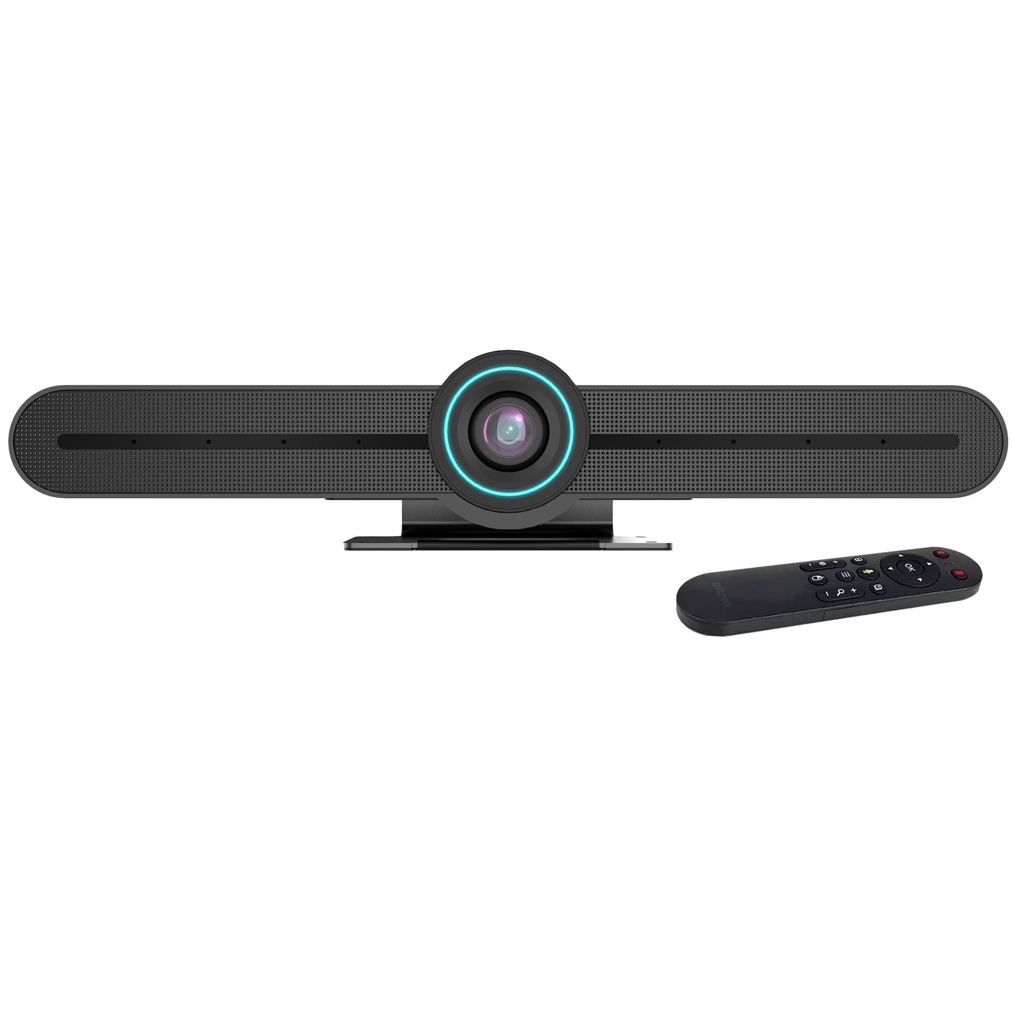 Delton C75 PTZ Ultra HD 4K Webcam with AI Face Tracking & Picture Control, Dual Noise-Canceling Microphones, USB Web Camera with Multiple Ports, Compatible for PC, Laptop, & All Meeting Apps, Black