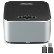 Delton C9270 Wireless Conference Speaker, Intelligent Noise Cancellation, Bluetooth Computer Speaker with AI Noise Reduction for Online Meetings/Classes, Zoom, Skype, Black