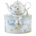 thumbnail image 1 of Delton Porcelain Blue Butterfly Tea Pot, 1 of 1