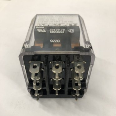 10 AMP 120V AC Coil General Purpose Relay - 3PDT Agni Contact Industrial Relay