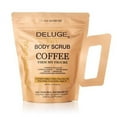 thumbnail image 1 of Deluge Organic Coffee Scrub with Shea Butter, Dead Sea Salt, Coconut Oil & Argan Oil – 2-in-1 Exfoliating & Moisturizing  Body Scrub for Cellulite & Stretch Mark Treatment (10 oz), 1 of 5
