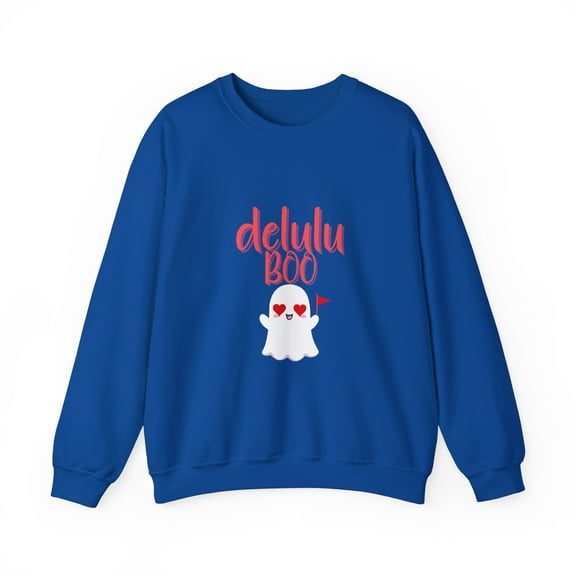 Delulu Boo Unisex Heavy Blend™ Crewneck Sweatshirt