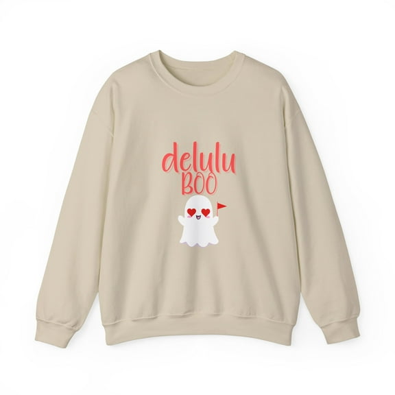 Delulu Boo Unisex Heavy Blend™ Crewneck Sweatshirt