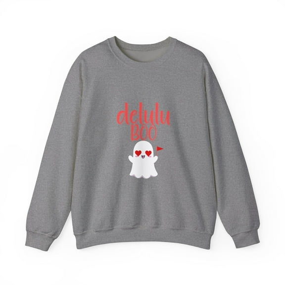 Delulu Boo Unisex Heavy Blend™ Crewneck Sweatshirt