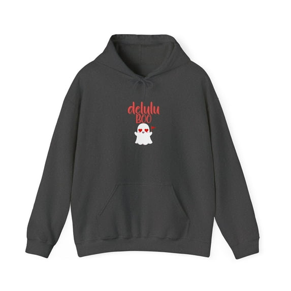 Delulu Boo Unisex Heavy Blend™ Hooded Sweatshirt