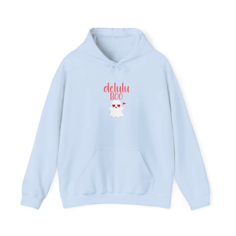 Delulu Boo Unisex Heavy Blend™ Hooded Sweatshirt