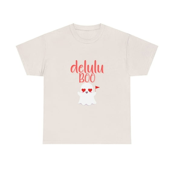 Delulu Boo Unisex Heavy Cotton Tee