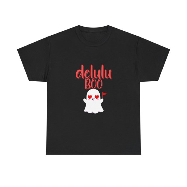 Delulu Boo Unisex Heavy Cotton Tee