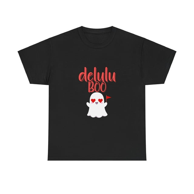 Delulu Boo Unisex Heavy Cotton Tee