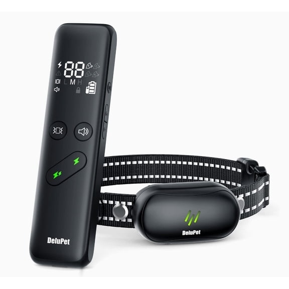 Delupet Electric Dog Shock Training Collar with Remote 1600FT Waterproof