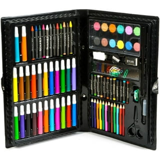 175 Piece Deluxe Art Set with 2 Drawing Pads, Acrylic  Paints,Crayons,Colored Pencils,Paint Set in Wooden Case,Professional Art  Kit,Art Supplies for