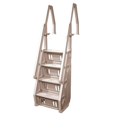 Deluxe 24-in In-Pool Step for Above Ground Pools - Taupe