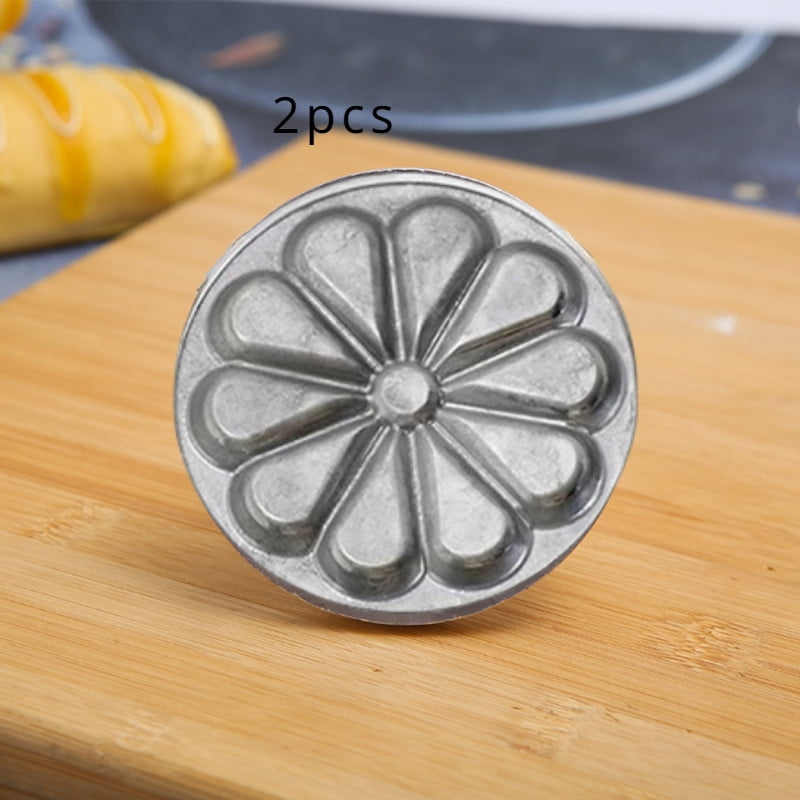 Deluxe 3-Inch Round Cookie Stamp Kit With Natural Hardwood Handle ...