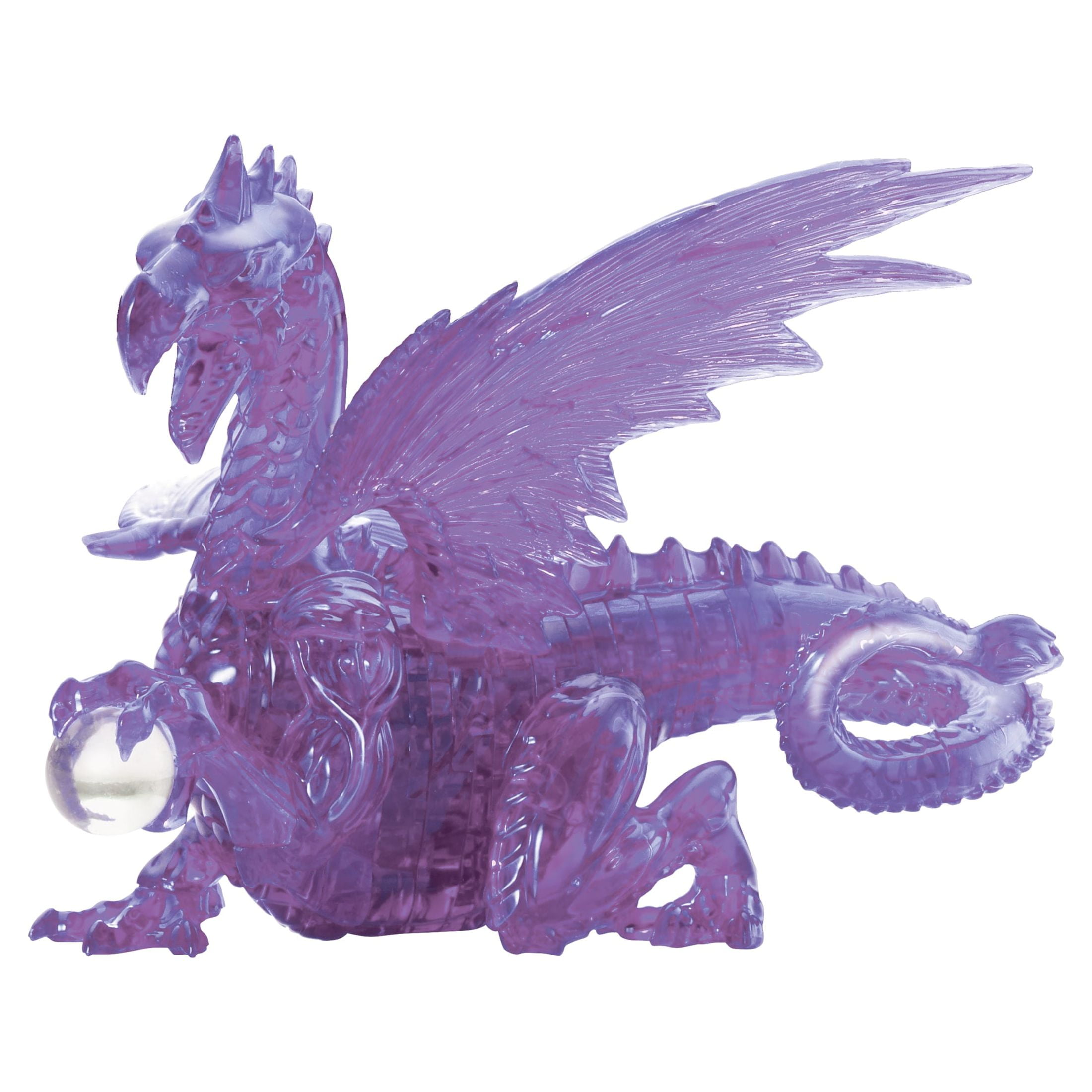Deluxe 3D Crystal Puzzle - Purple Dragon - Walmart.com