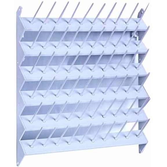 Deluxe 60 Spool Cone Thread Stand/Rack Organizer for Sewing and Embroidery Machine Easy Setup