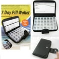 thumbnail image 1 of Deluxe 7 Day Pill Organizer Dispenser Box In Wallet Travel Case Weekly Medicine, 1 of 7