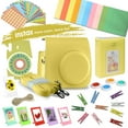 thumbnail image 1 of Deluxe Accessory Bundle Yellow + Case/Bag Accessories Kit for Fujifilm Instax Mini 9/8+ / 8 Fuji Instant Film Camera (Yellow), 1 of 7