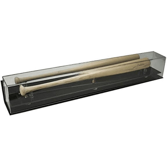 Deluxe Acrylic Baseball Bat Display Case - Wall Mountable$$Storage