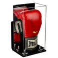 thumbnail image 1 of Deluxe Acrylic Boxing Glove Display Case with Mirror, Wall Mount and Silver Risers (A092-SR), 1 of 2