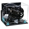 thumbnail image 1 of Deluxe Acrylic Catchers Helmet Display Case with Mirror, Wall Mount, Blue Risers and Clear Base (A002-BLR), 1 of 3