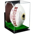 thumbnail image 1 of Deluxe Acrylic Football Display Case Vertical with Mirror, Wall Mount, Black Risers and Turf Base (A060-BR), 1 of 3
