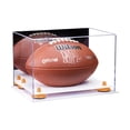 thumbnail image 1 of Deluxe Acrylic Football Display Case with Mirror, Orange Risers and White Base (A004-OR), 1 of 2