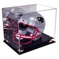thumbnail image 1 of Deluxe Acrylic Football Helmet Display Case with Gold Risers and Mirror (A002-GR), 1 of 7