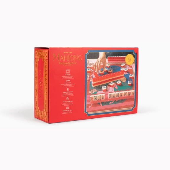 Deluxe Acrylic Lunar New Year Mahjong Starter Kit Complete Set for Beginners & Enthusiasts