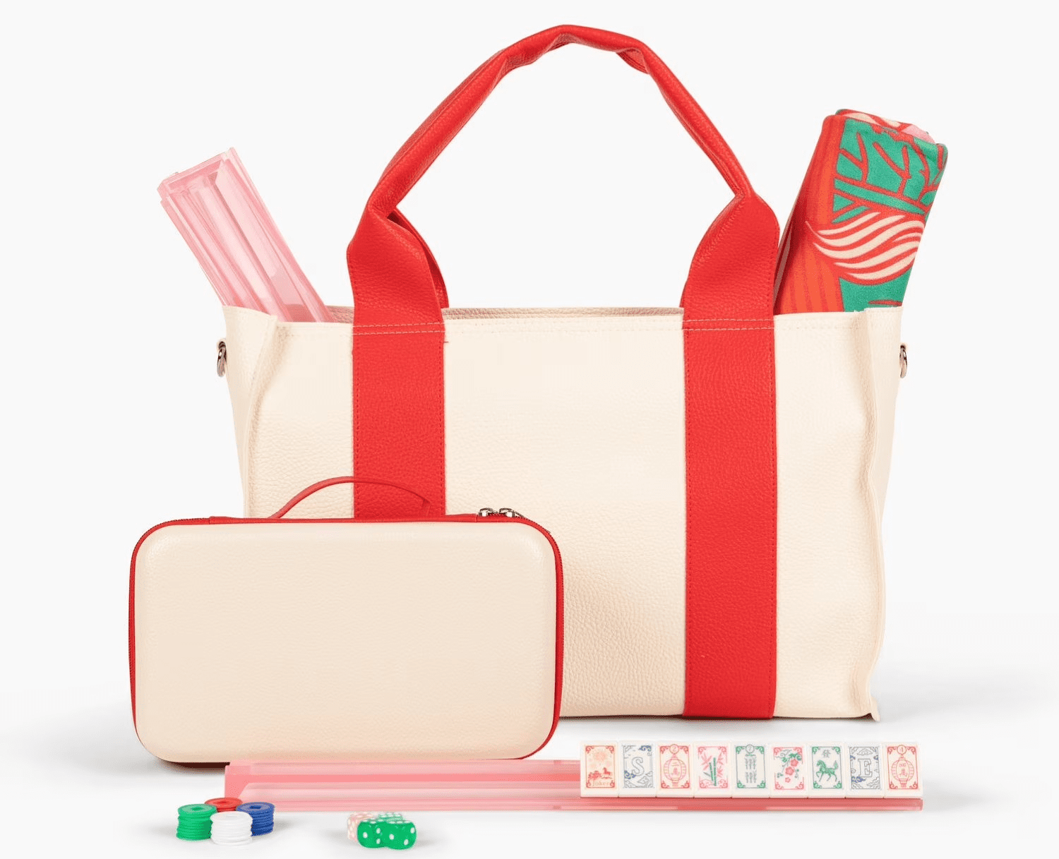 Deluxe Acrylic Lunar New Year Mahjong Starter Kit
