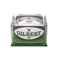 thumbnail image 1 of Deluxe Acrylic Rugby Ball Display Case with Mirror, Gold Risers and Turf Base (A004-MGRTB), 1 of 5