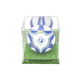 thumbnail image 1 of Deluxe Acrylic Soccer Ball Display Case with Gold Risers, Mirror and Turf Base (A027-MGRTB), 1 of 5