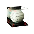 thumbnail image 1 of Deluxe Acrylic Volleyball Display Case with Red Risers and Mirror (A027-RR), 1 of 7