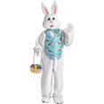 thumbnail image 1 of Deluxe Adult White Bunny With Blue Vest, 1 of 1