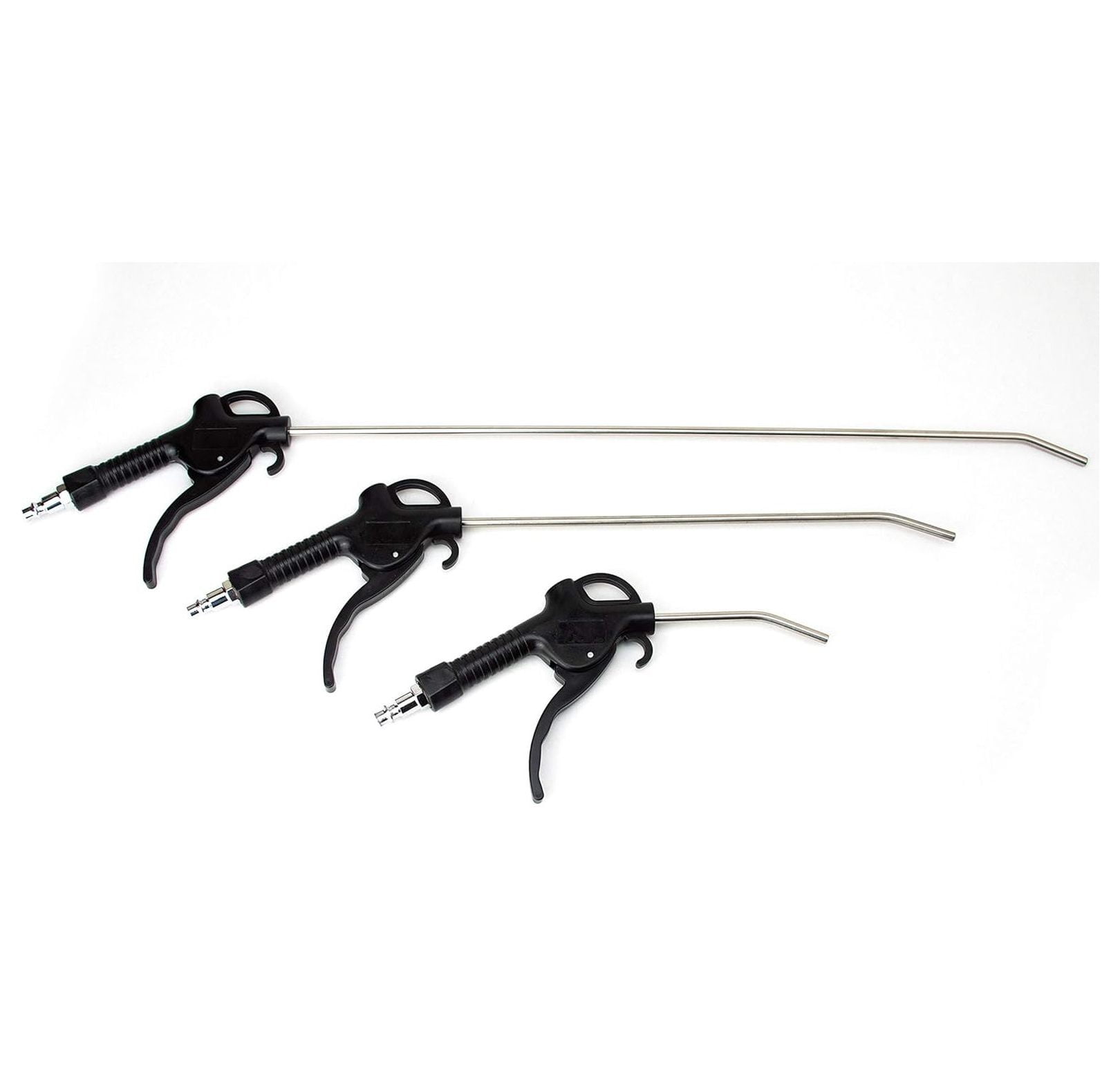 Deluxe Air Blow Gun with 4", 12", and 20" Long Angled Nozzle
