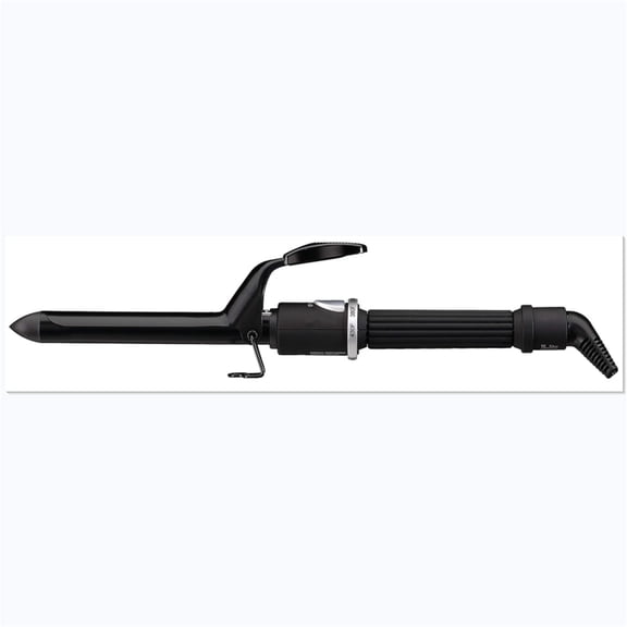 Deluxe Automatic Rotating Curling Iron, Self-Spinning, Ceramic Ionic Technology, Tangle Prevention, 2-Way Rotation, Dual Heat Settings up to 420F, 1 Curling Wand, Black & White