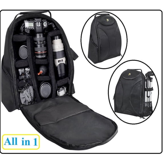 Deluxe Backpack Case Camera Bag for Panasonic Lumix DMC-G7 DMC-G7H