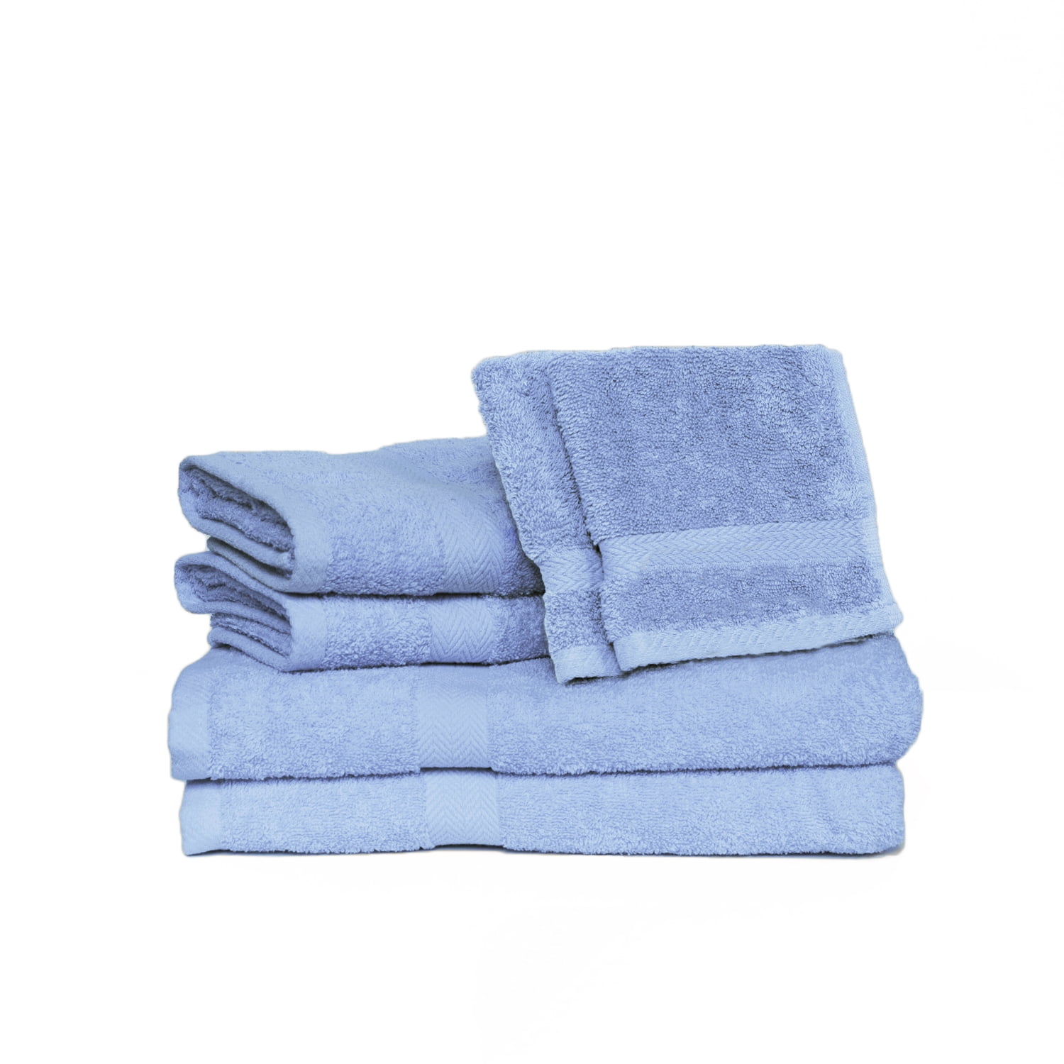 Modern Solid Classic Premium Luxury Cotton 6 Piece Bath, Face, And Hand  Towel Set, Smoked Pearl - Blue Nile Mills : Target