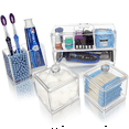 thumbnail image 1 of JKB Concepts Acrylic Bathroom Countertop Organizer & Bathroom Counter Accessories Set. GB, 1 of 10