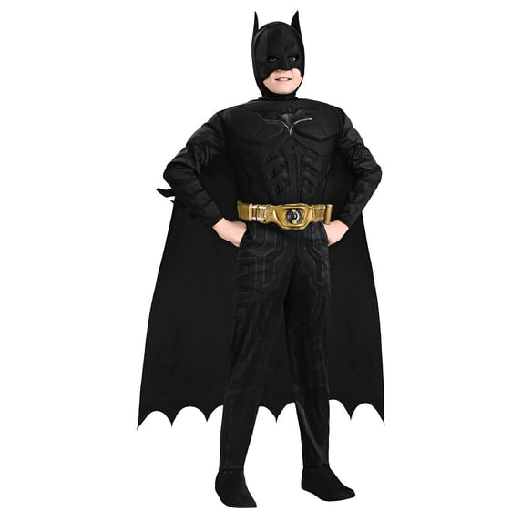 Childs Batman Dark Knight Deluxe Muscle Costume Large