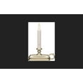 thumbnail image 1 of Xodus Innovations Deluxe Battery Operated Candle Contemporary Style - LED, Warm White, Pewter, 1 of 1