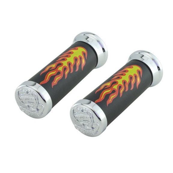 Deluxe Bike Grips, Flames Eagle