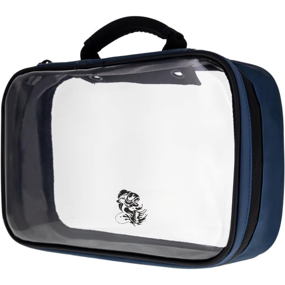 Deluxe Binder - Water-Resistant Soft Plastic Storage Bag, Saltwater & Freshwater Fishing Organizer, Lure Bag for Bass, Kayak, and Boat Fishing