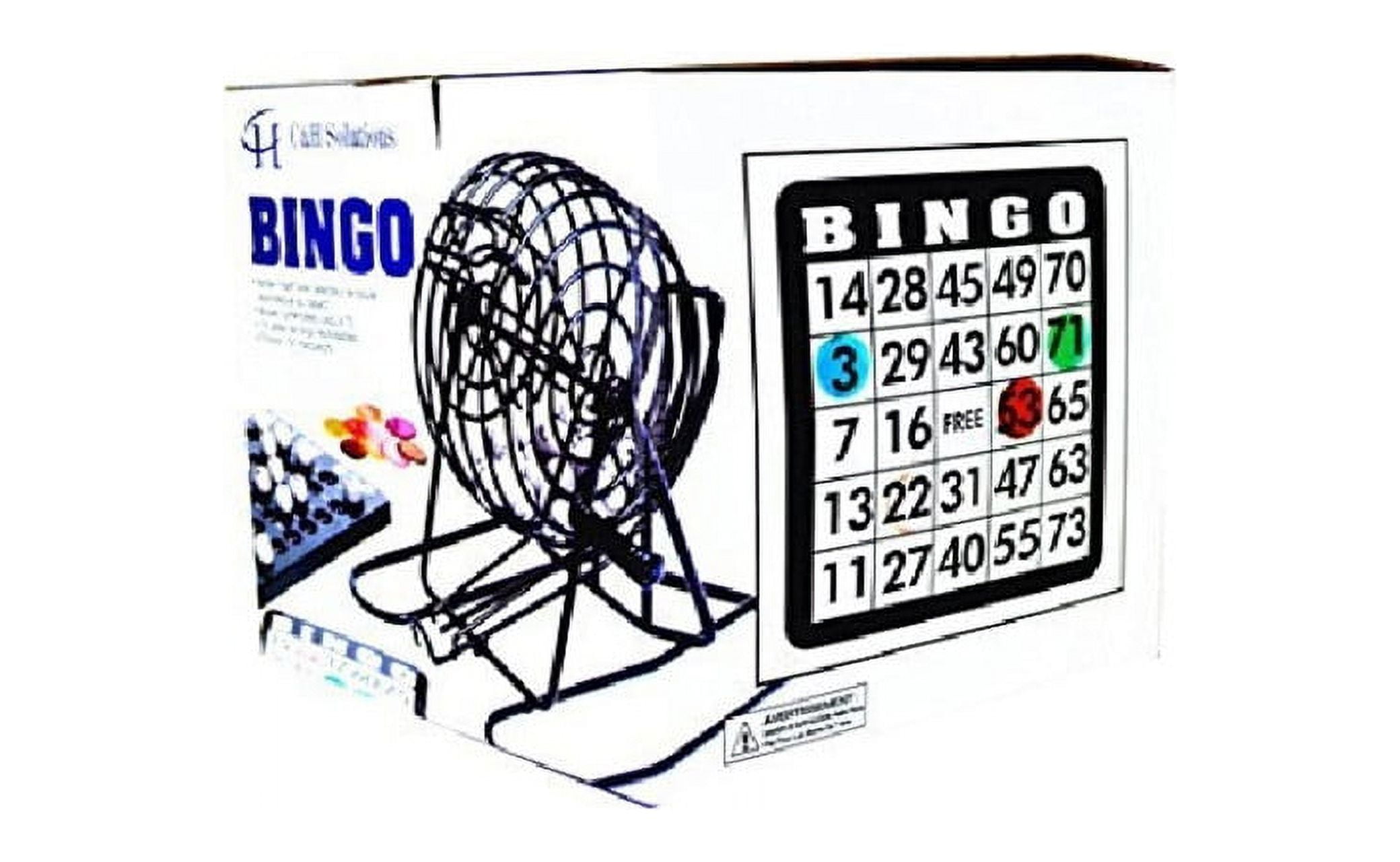 Deluxe Bingo Set , Rotary Cage With Automatic Bingo Set