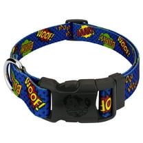 Country Brook Petz® Deluxe Blue Super Dog Collar - Made in the U.S.A, Extra Small