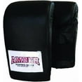 thumbnail image 1 of Deluxe Boxing Bag Gloves, Top-Grain Leather, Shock-Absorbing Padding, Elastic Wrist, Lightweight & Durable, Perfect for Boxing & Training, Black, Large, 1 of 1