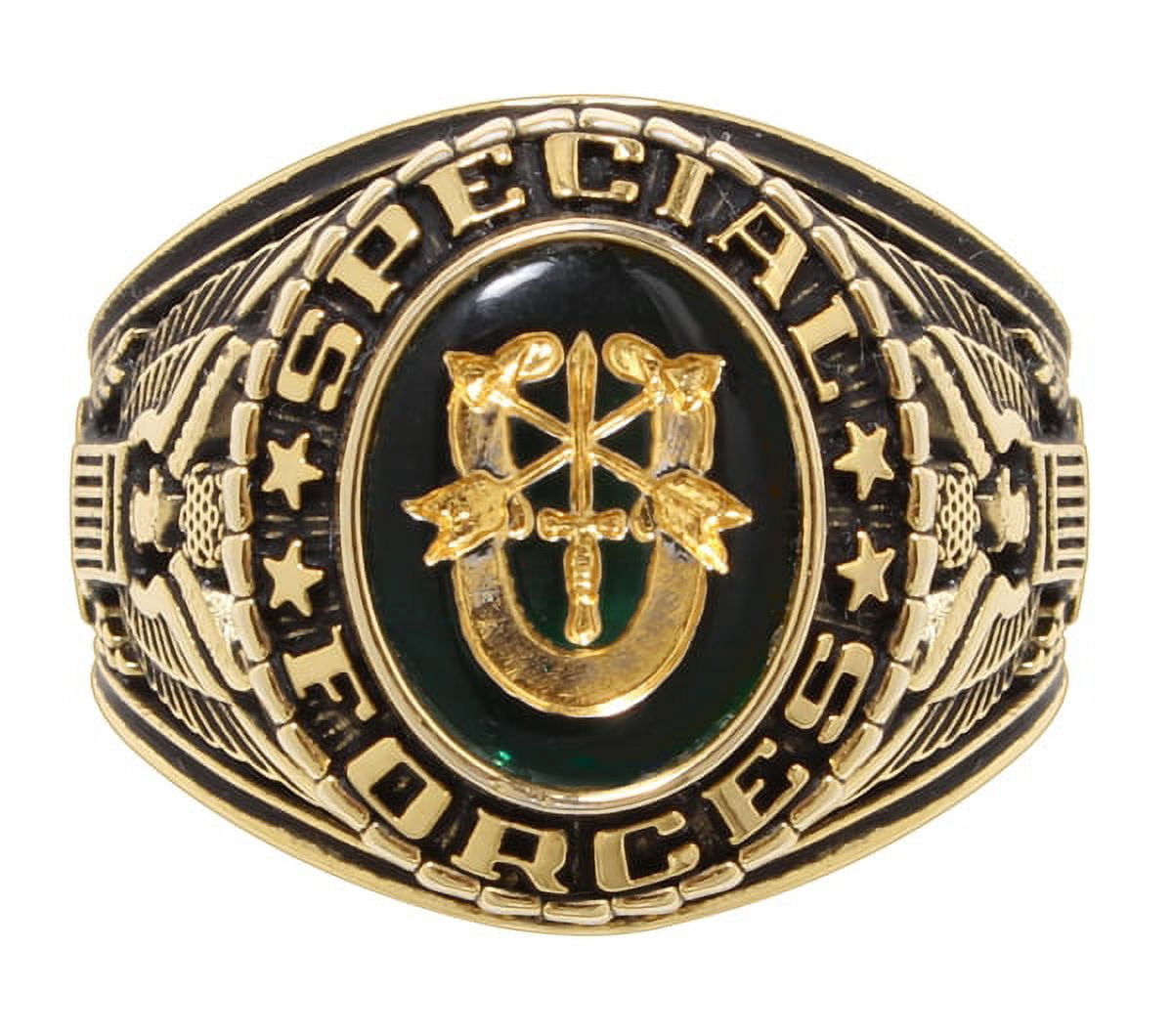 Sfra Rings Deluxe Brass Engraved Ring - Special Forces, 11 - Walmart.com