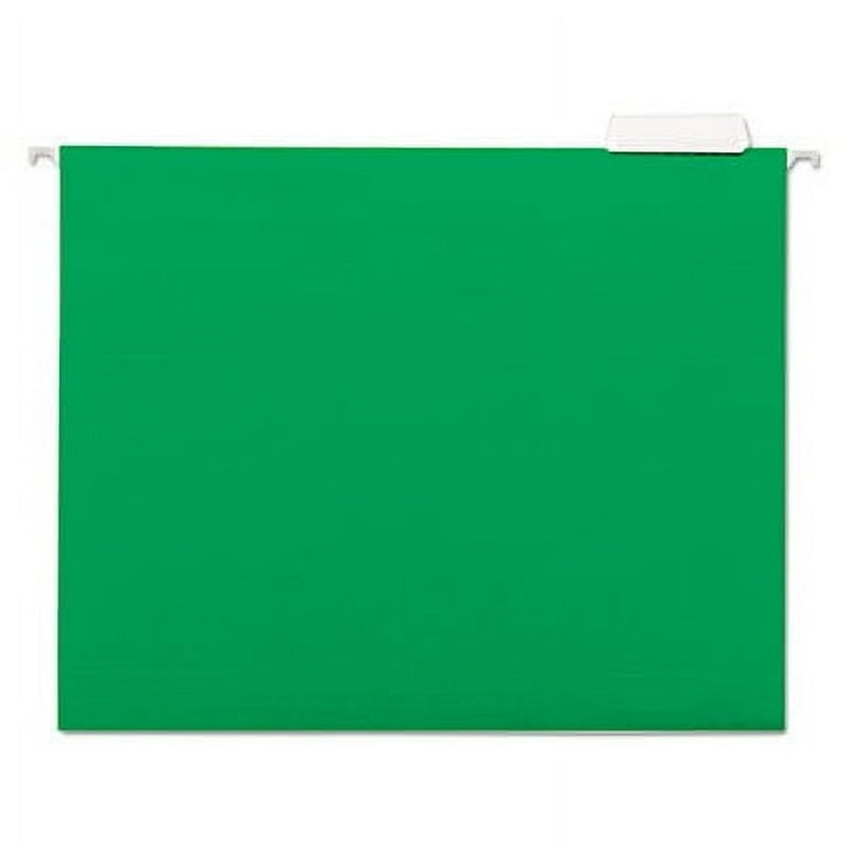 Colored Hanging Folders, Letter Size, 1/5-Cut Tabs, Yellow, 25/Box Colored Hanging Folders, Letter Size, 1/5-Cut Tabs, Yellow, 25/Box