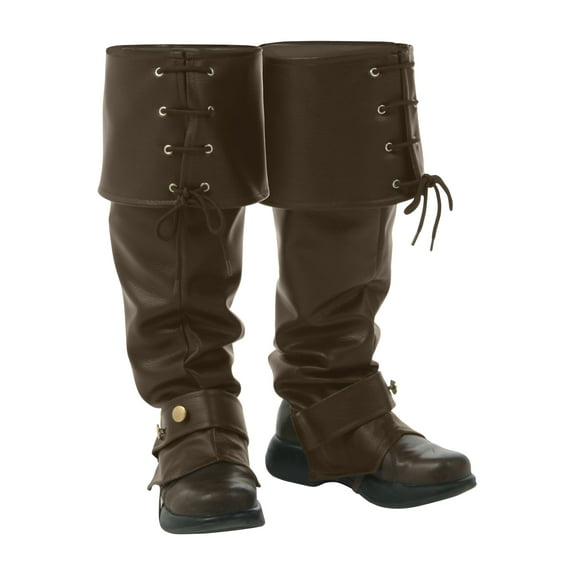 Deluxe Brown Boot Tops for Men